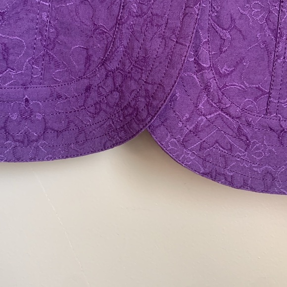 COLDWATER CREEK embroidered purple blazer jacket nwt size p14 - Picture 4 of 9